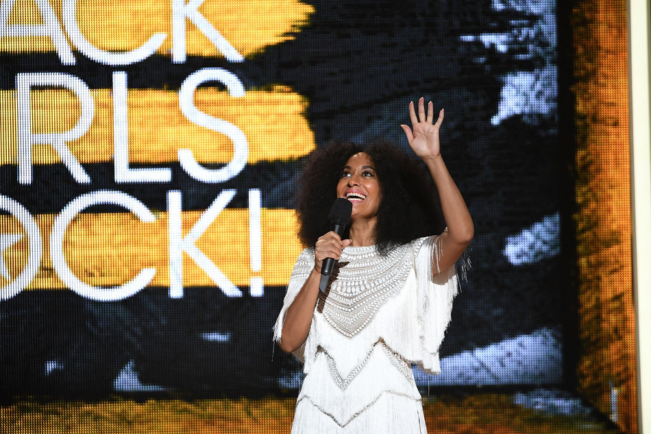 NEWARK, NEW JERSEY - APRIL 01: Tracee Ellis Ross onstage at Black Girls Rock! 2016 at New Jersey Performing Arts Center on April 1, 2016 in Newark, New Jersey. (Photo by Paras Griffin/WireImage)